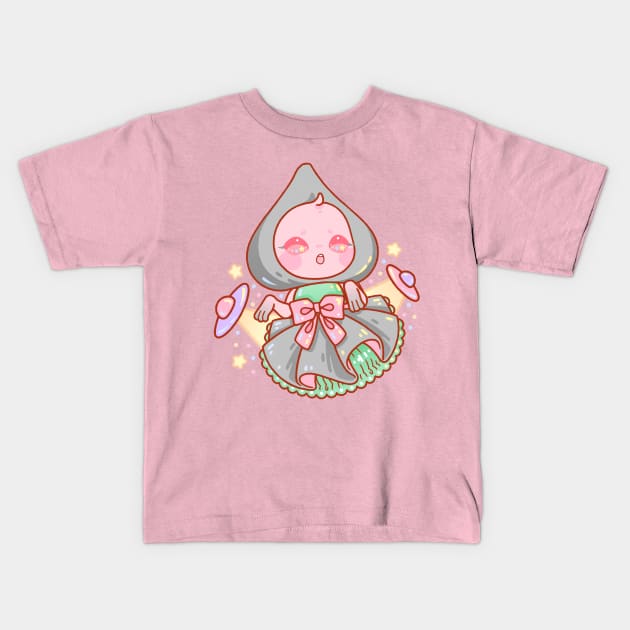 Kawaii Baby Flatwoods Monster Kids T-Shirt by Jennwhale